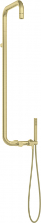 Coloane de dus - Coloana de dus culoare auriu periat cu baterie monocomanda Deante Silia