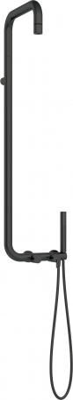 Coloane de dus - Coloana de dus culoare neagra cu baterie monocomanda Deante Silia