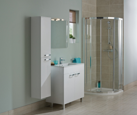 Dulap baie suspendat Ideal Standard Tempo, 150 cm, 2 usi, alb lucios [1]