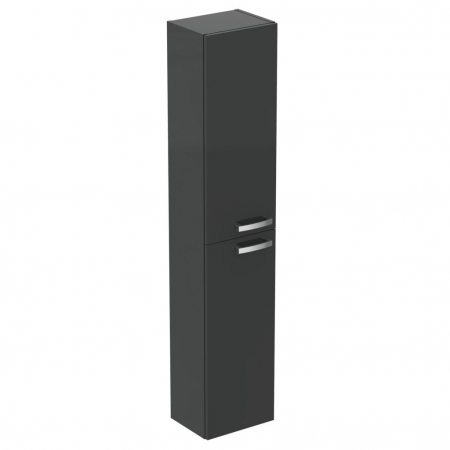 Dulapuri de baie suspendate - Dulap baie suspendat Ideal Standard Tempo, 150 cm, 2 usi, gri lucios