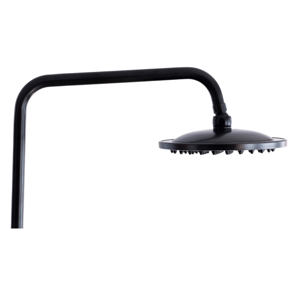 Coloana si baterie dus negru cu ceramica, Foglia Liv [3]