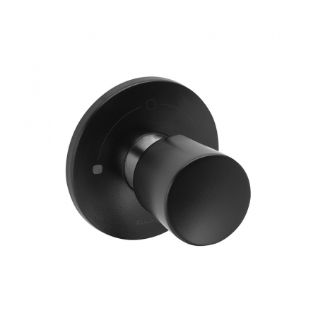 Accesorii dus - Comutator de dus cu 2 cai, culoare negru mat, Kludi Balance
