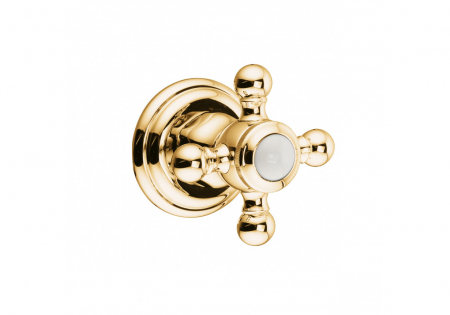 Pare, furtunuri și accesorii pentru duș - Comutator de dus cu doua cai, placat cu aur Kludi Adlon 518454520
