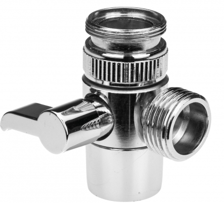 Comutator crom, pentru baterii de chiuveta, Deante Bidetta [1]