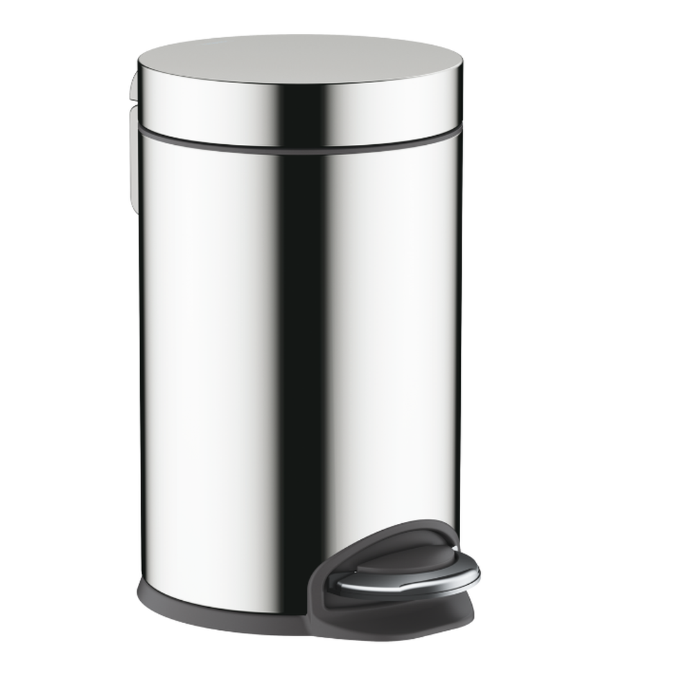 Accesorii chiuvete - Cos de gunoi cu pedala culoare crom lucios Hansgrohe AddStoris 41775000