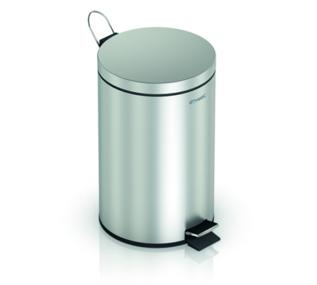 Baie - Cos de gunoi din inox, 12 l, capac soft Close, inox satinat, GENWEC