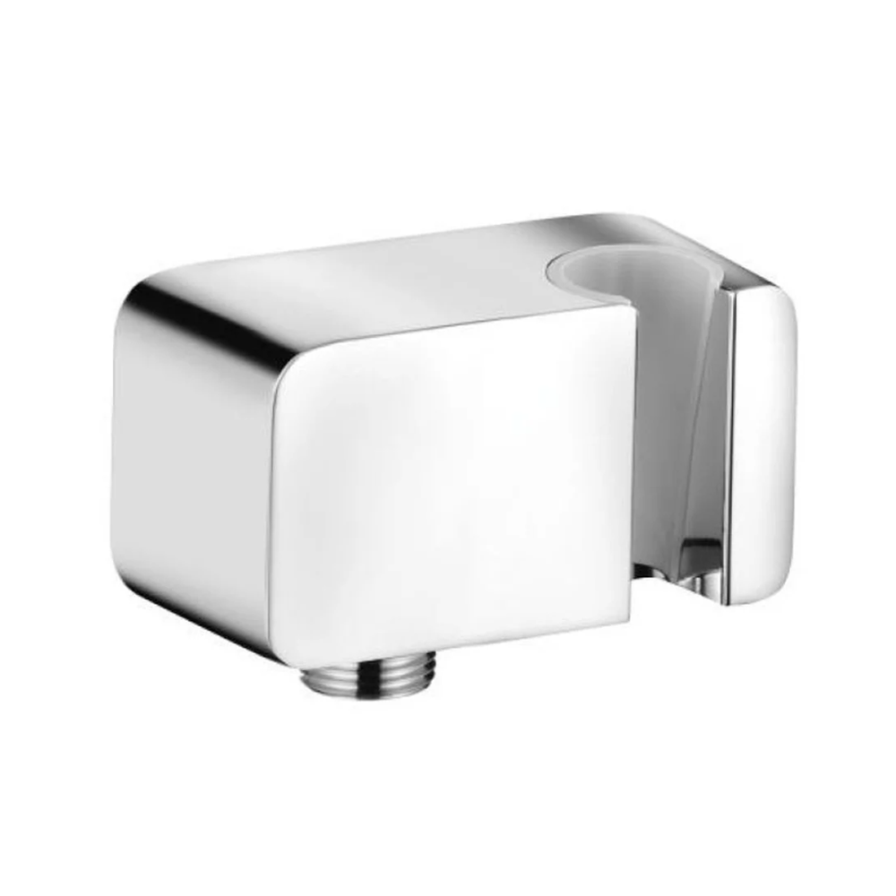 Pare, furtunuri și accesorii pentru duș - Cot racord furtun cu suport para dus culoare crom Kludi A-QA 6556005-00