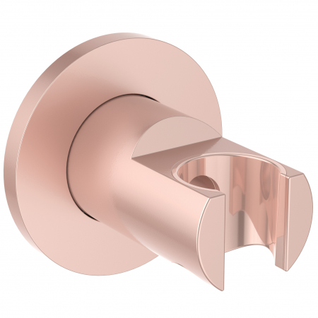 Baie - Cot racord furtun cu suport para dus Ideal Standard Multisuite rose mat