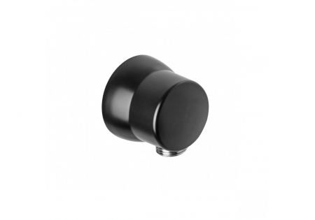 Pare, furtunuri și accesorii pentru duș - Cot racord furtun culoare negru mat Kludi Sirena 6306039-00
