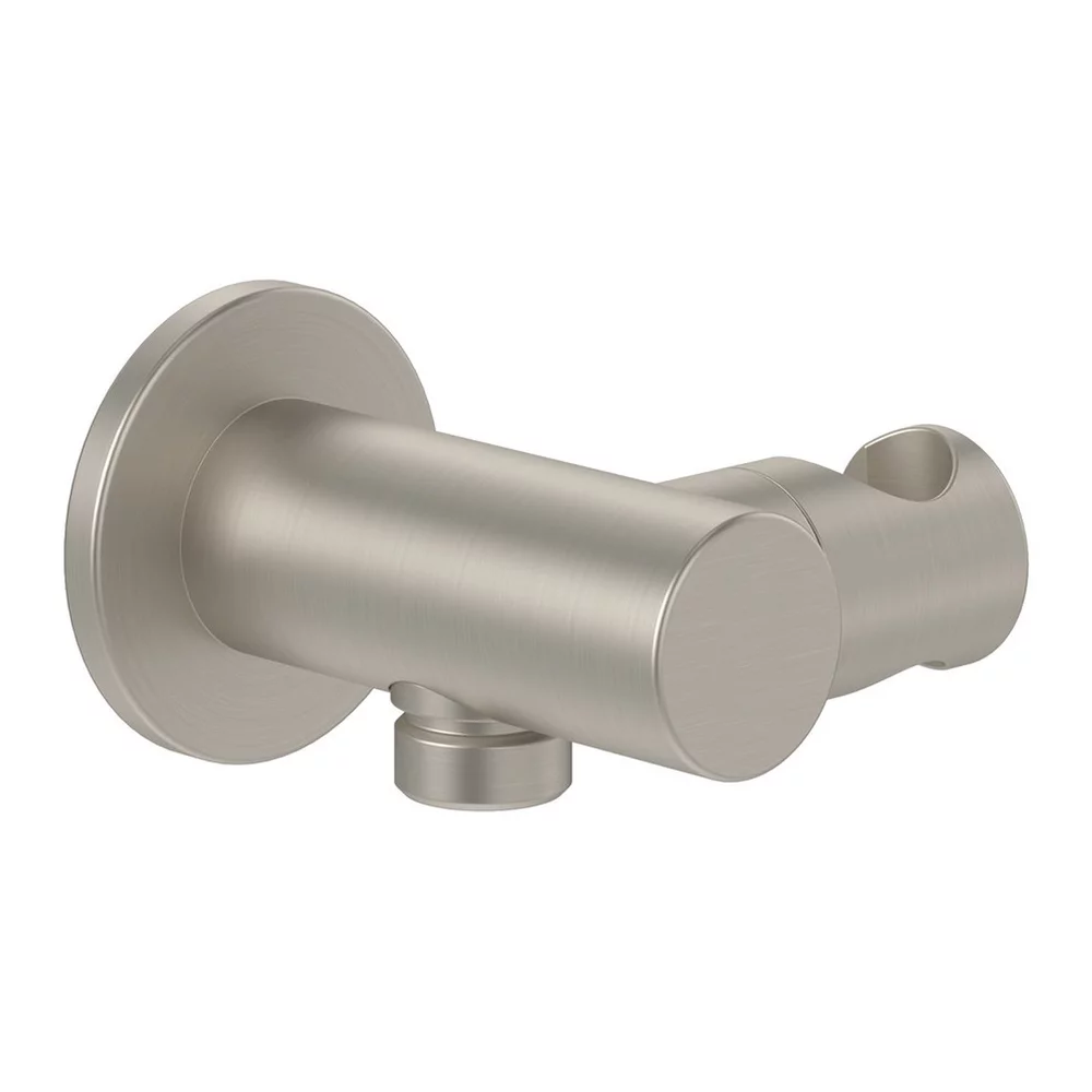 Pare, furtunuri și accesorii pentru duș - Cot racord pentru dus cu suport para dus, nichel periat, Villeroy&Boch Universal Showers
