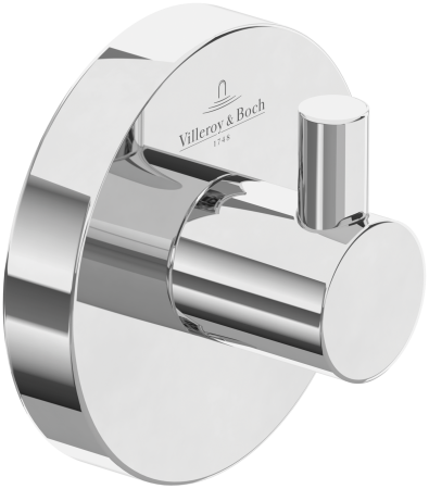 Cuiere si suport prosoape - Cuier baie 54x32x54mm, crom lucios, Villeroy & Boch Elements - Tender