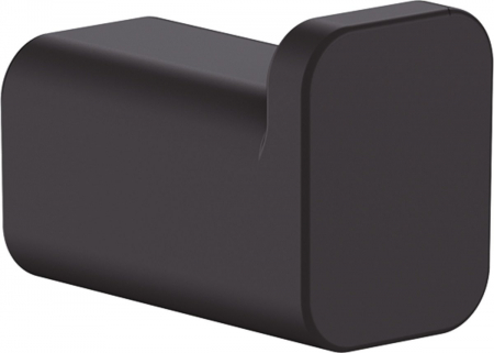 Cuiere si suport prosoape - Cuier baie negru mat Hansgrohe AddStoris