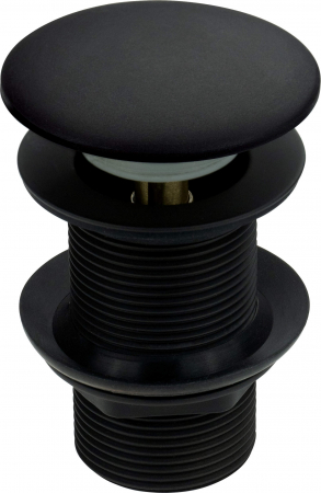 Accesorii lavoar - Dop pentru lavoar din granit, negru, Deante Click-Clack