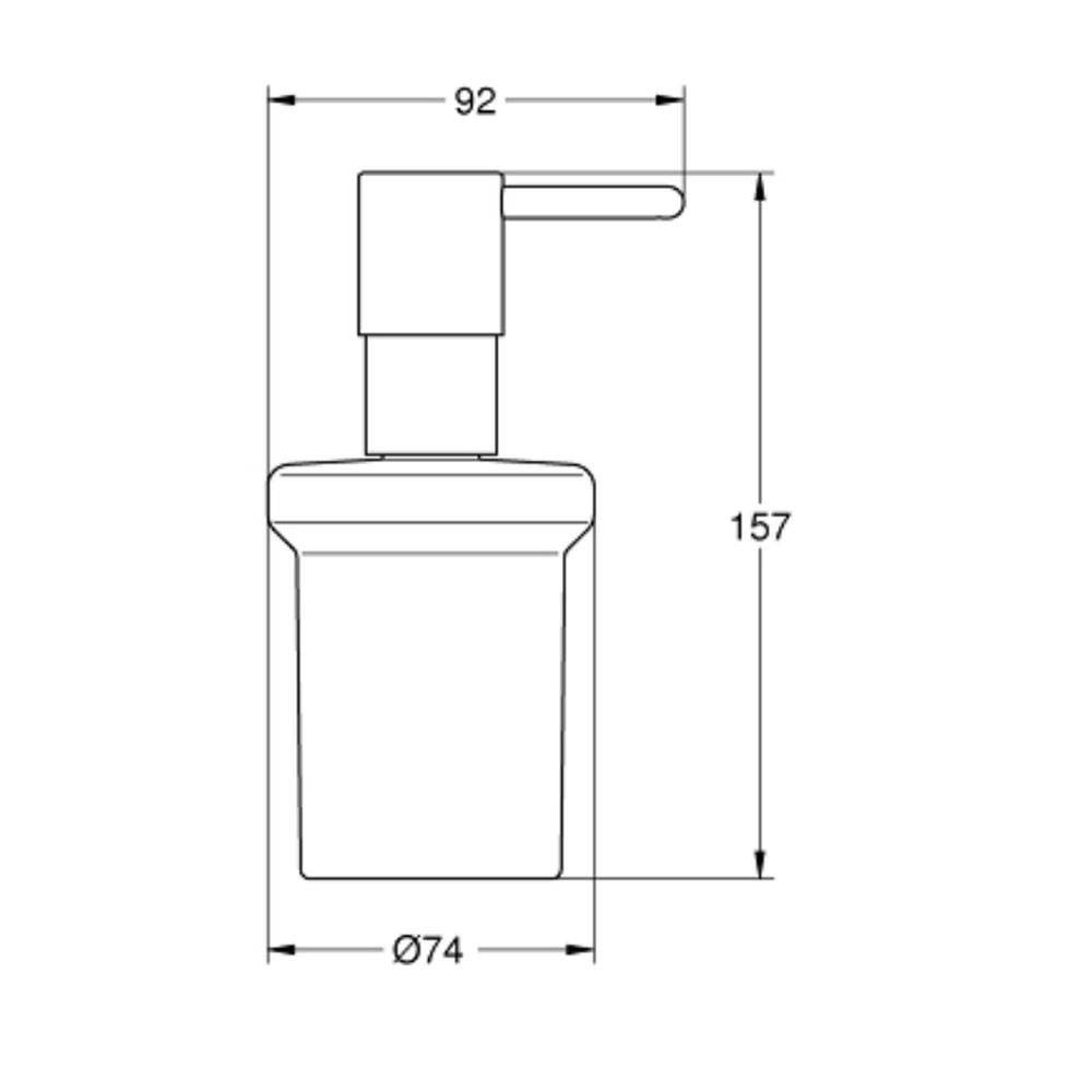 Dozator sapun lichid crom Grohe Essentials [1]