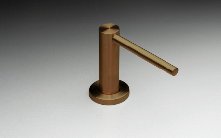 Dozator pentru detergent de vase, 500 ml, bronz periat, Deante Aster [1]