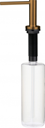 Accesorii chiuvete - Dozator pentru detergent de vase, 500 ml, bronz periat, Deante Aster