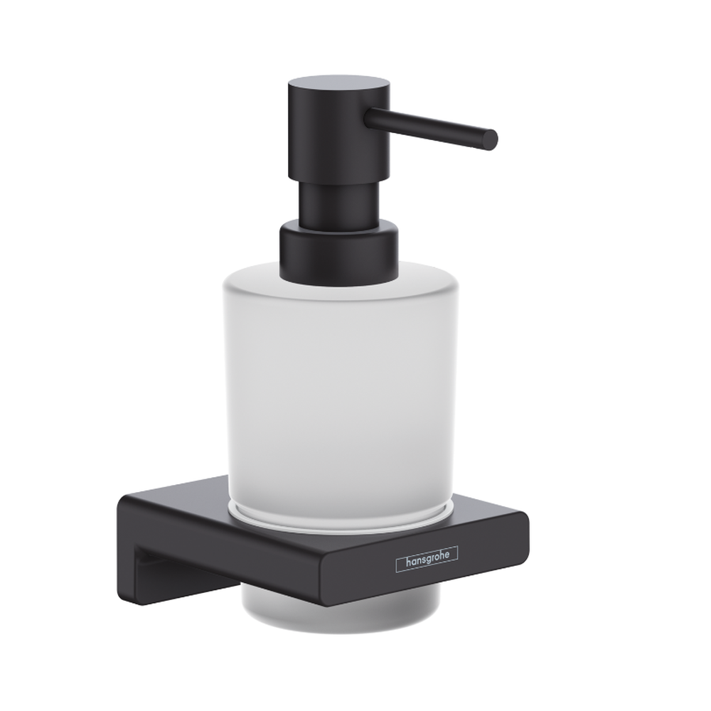 Accesorii lavoar - Dozator sapun lichid culoare negru mat Hansgrohe AddStoris 41745670
