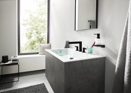 Dozator sapun lichid culoare negru mat Hansgrohe AddStoris 41745670 [1]