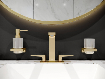 Dozator sapun lichid culoare auriu lucios Hansgrohe AddStoris 41745990 [1]