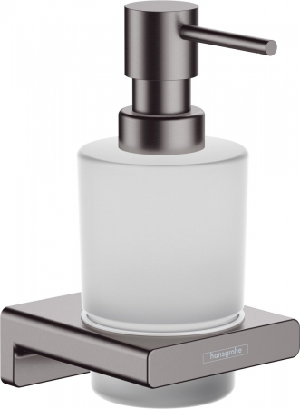 Accesorii lavoar - Dozator sapun lichid culoare negru periat Hansgrohe AddStoris 41745340