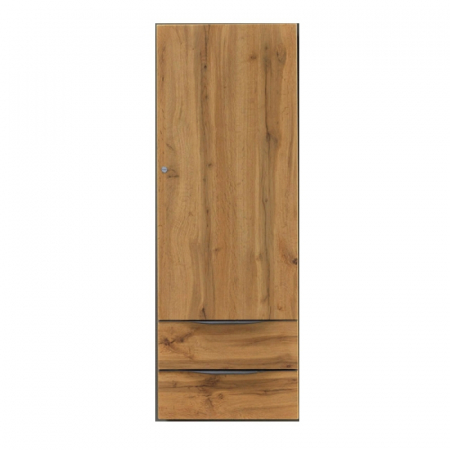 Mobilier baie - Dulap baie suspendat KolpaSan Malaya 45 cm cu 2 sertare si o usa, stejar natur