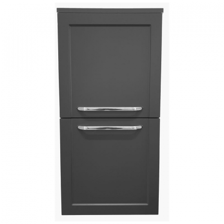 Dulap baie suspendat gri antracit 92 cm cu 2 usi KolpaSan Blanche [1]