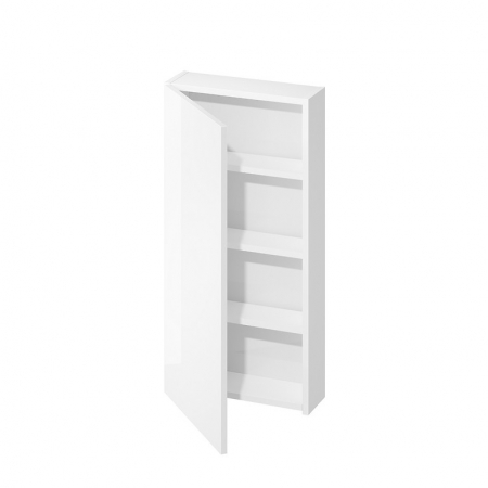 Dulap baie suspendat Cersanit City, o usa, 60 cm, alb [1]