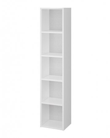 Dulapuri de baie suspendate - Dulap baie suspendat Cersanit Crea, 140 cm, alb, montat