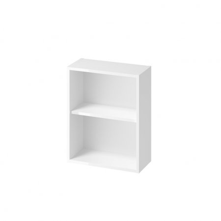 Dulapuri de baie suspendate - Dulap baie suspendat Cersanit Larga, o polita, 45 cm, alb, montat