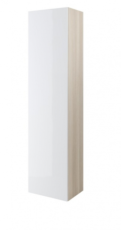 Dulapuri de baie suspendate - Dulap baie suspendat Cersanit Smart, o usa, 170 cm, alb, montat