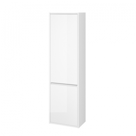 Mobilier baie - Dulap baie suspendat Cersanit Crea, 2 usi, 140 cm, alb lucios