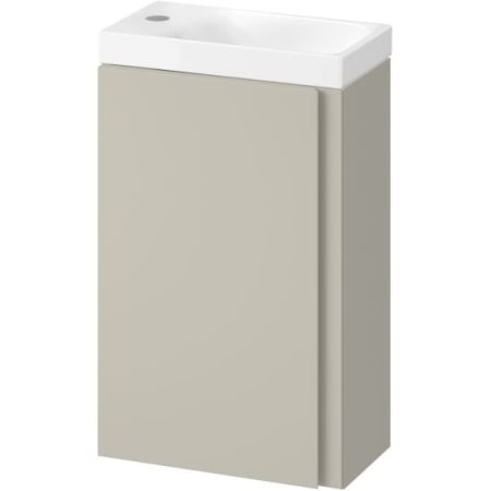 Seturi mobilier cu lavoar - Dulap baie suspendat cu lavoar inclus 40 cm, casmir, Cersanit Moduo