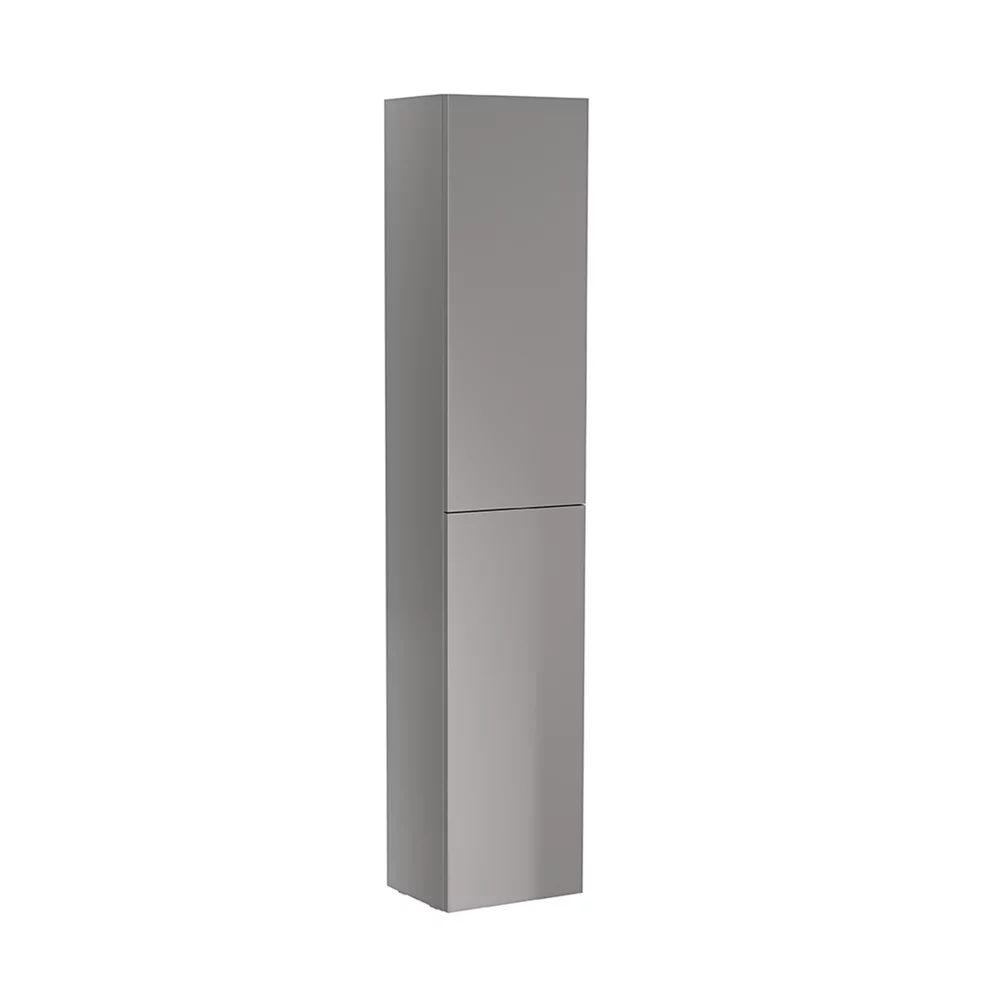 Dulapuri de baie suspendate - Dulap baie suspendat Gala Daily, 2 usi, 150 cm, gri lucios