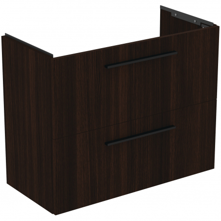 Mobilier pentru lavoar - Dulap baie suspendat Ideal Standard i.Life S pentru lavoar, 80 cm, stejar cafeniu