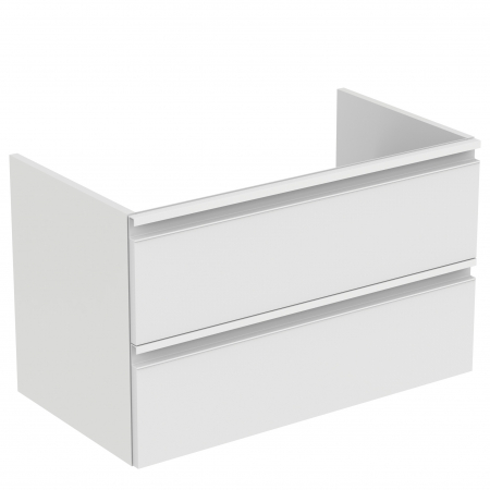 Mobilier pentru lavoar - Dulap baie suspendat Ideal Standard Tesi pentru lavoar, 80 cm, MDF, alb lucios