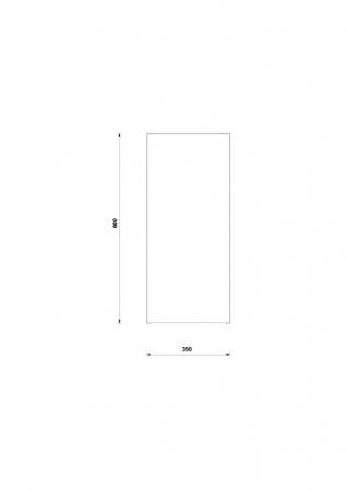 Dulap baie suspendat Gala Daily, o usa, 80 cm, antracit lucios [1]