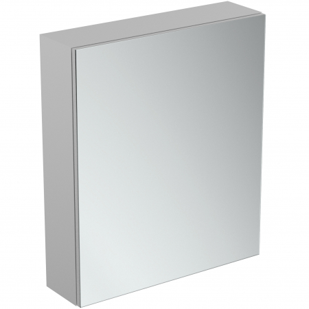 Mobilier baie - Dulap suspendat cu oglinda si lumina led dedesubt Ideal Standard Mirror&Light, 60 cm, gri mat