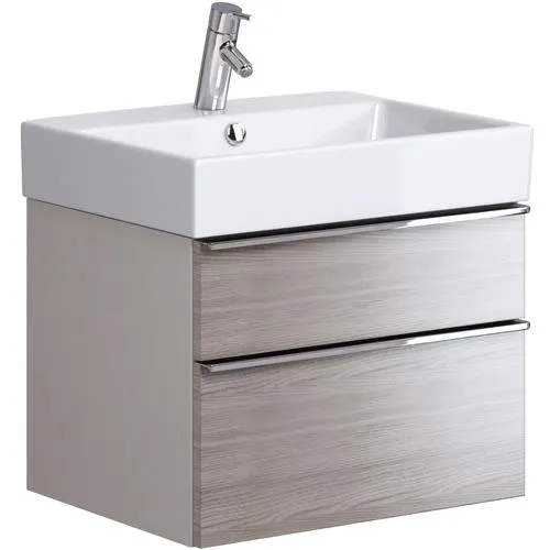 Dulap baie suspendat pentru lavoar 60 cm stejar Cersanit Metropolitan Mobilier pentru lavoar - Dulap baie suspendat pentru lavoar 60 cm stejar Cersanit Metropolitan