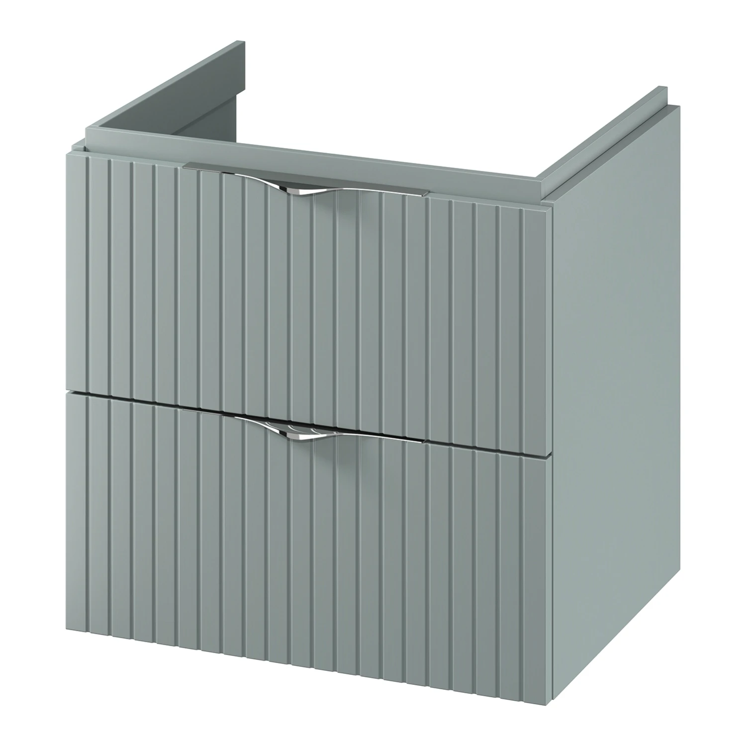 Dulap baie suspendat 60 cm  pentru lavoar, fiord mat, MDF, Cersanit Tirso [1]