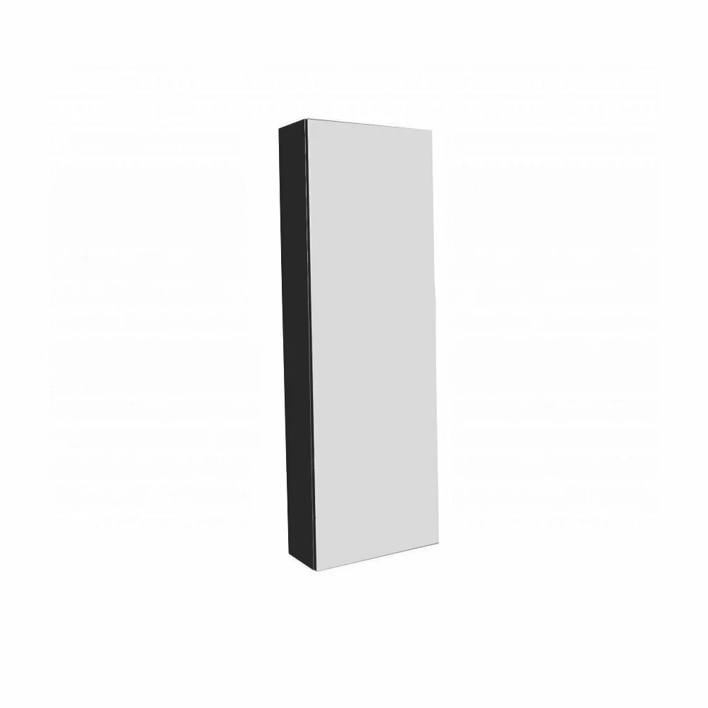Mobilier baie - Dulap suspendat cu oglinda KolpaSan Malaya, 45 cm, gri inchis