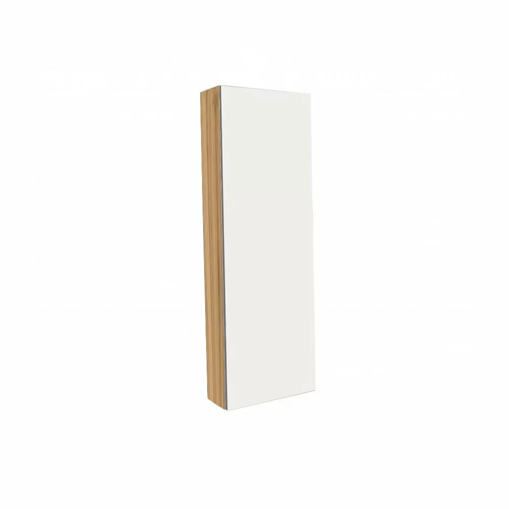 Mobilier baie - Dulap suspendat cu oglinda KolpaSan Malaya, 45 cm, stejar natur