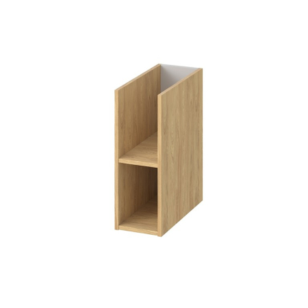 Dulapuri de baie suspendate - Dulap suspendat, modul deschis, 20x55.1 cm, stejar hickory, Cersanit Moduo