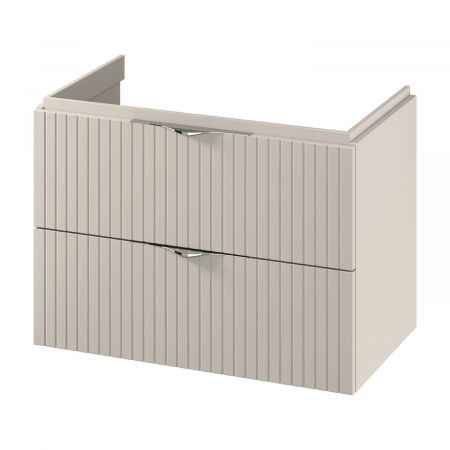 Dulap baie suspendat 80 cm pentru lavoar, casmir mat, MDF, Cersanit Tirso [1]