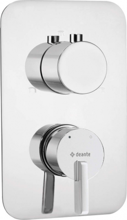 Baie - Capac pentru baterie cada, element extern BOX ascuns, crom, Deante Silia