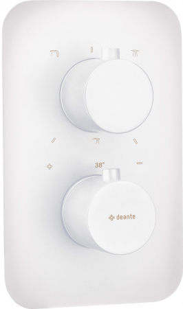 Baie - Capac pentru baterie cada cu termostat, element extern BOX, alb, Deante Therm