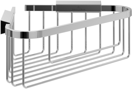 Accesorii cada - Etajera de colt 260x206x82mm, crom lucios, Villeroy & Boch Elements - Tender