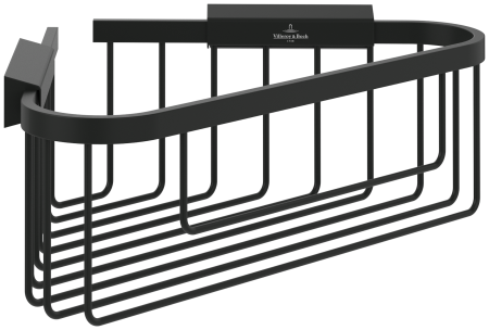 Accesorii cada - Etajera de colt 260x206x82mm, negru mat, Villeroy & Boch Elements - Tender