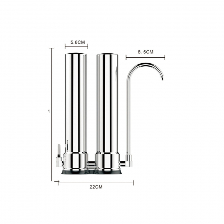 Filtru de apa Aquator Compact Duplex, 4000-5000 litri, sistem complet [1]