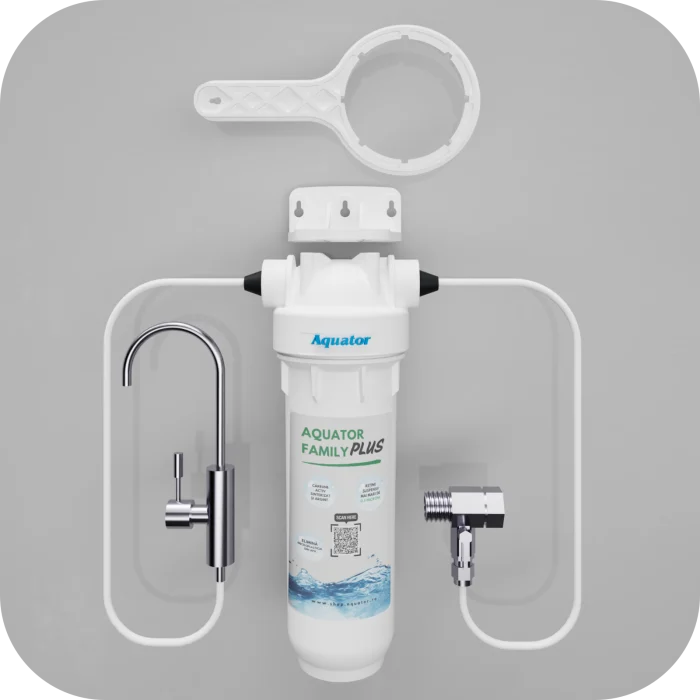 Filtre apa - Filtru de apa Aquator Family Plus, 4000-6000 litri, sistem complet cu rezerva inclusa