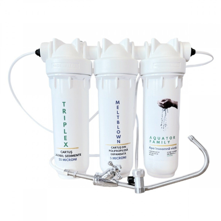 Filtre apa - Filtru de apa Aquator Family Triplex, 8000-10000 litri, sistem complet